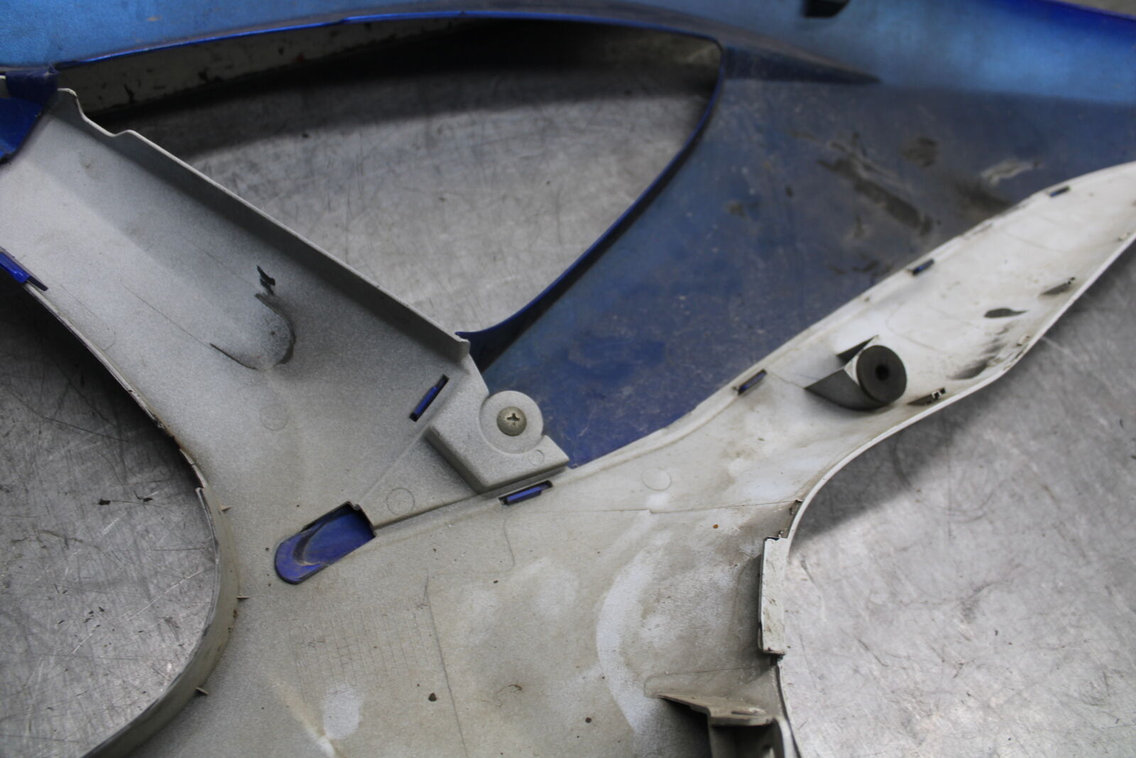08-09 SUZUKI GSXR600 LEFT LOWER MID UPPER SIDE FAIRING COWL BB728