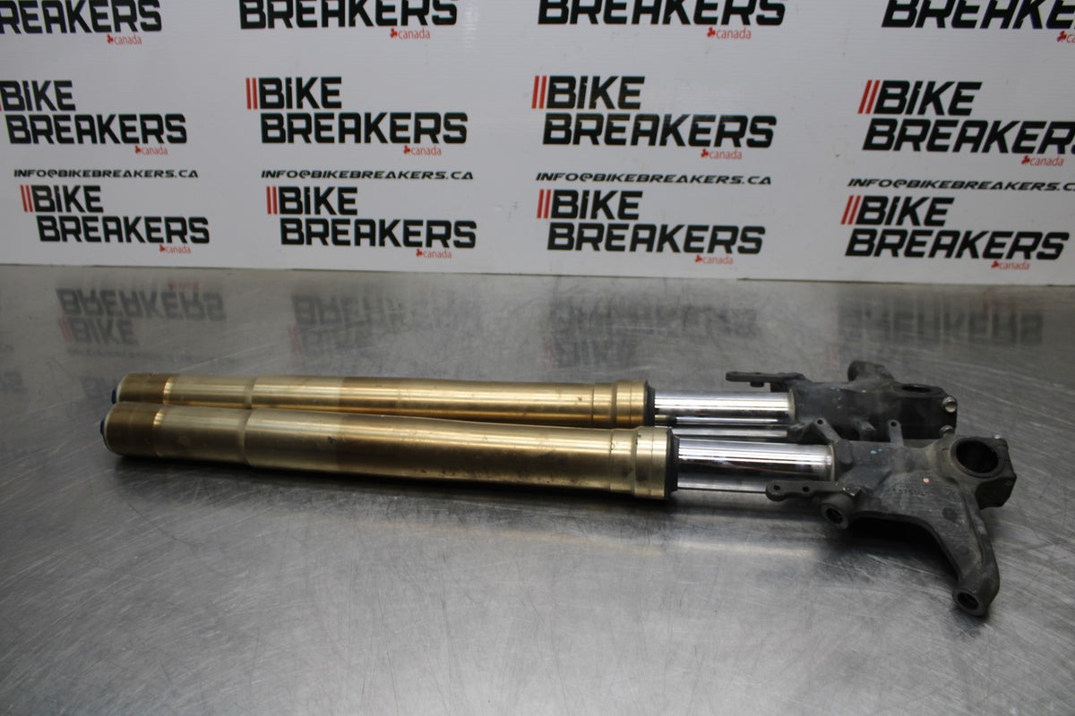 06-07 SUZUKI GSXR 600 FRONT FORKS SHOCK SUSPENSION SET PAIR BB178