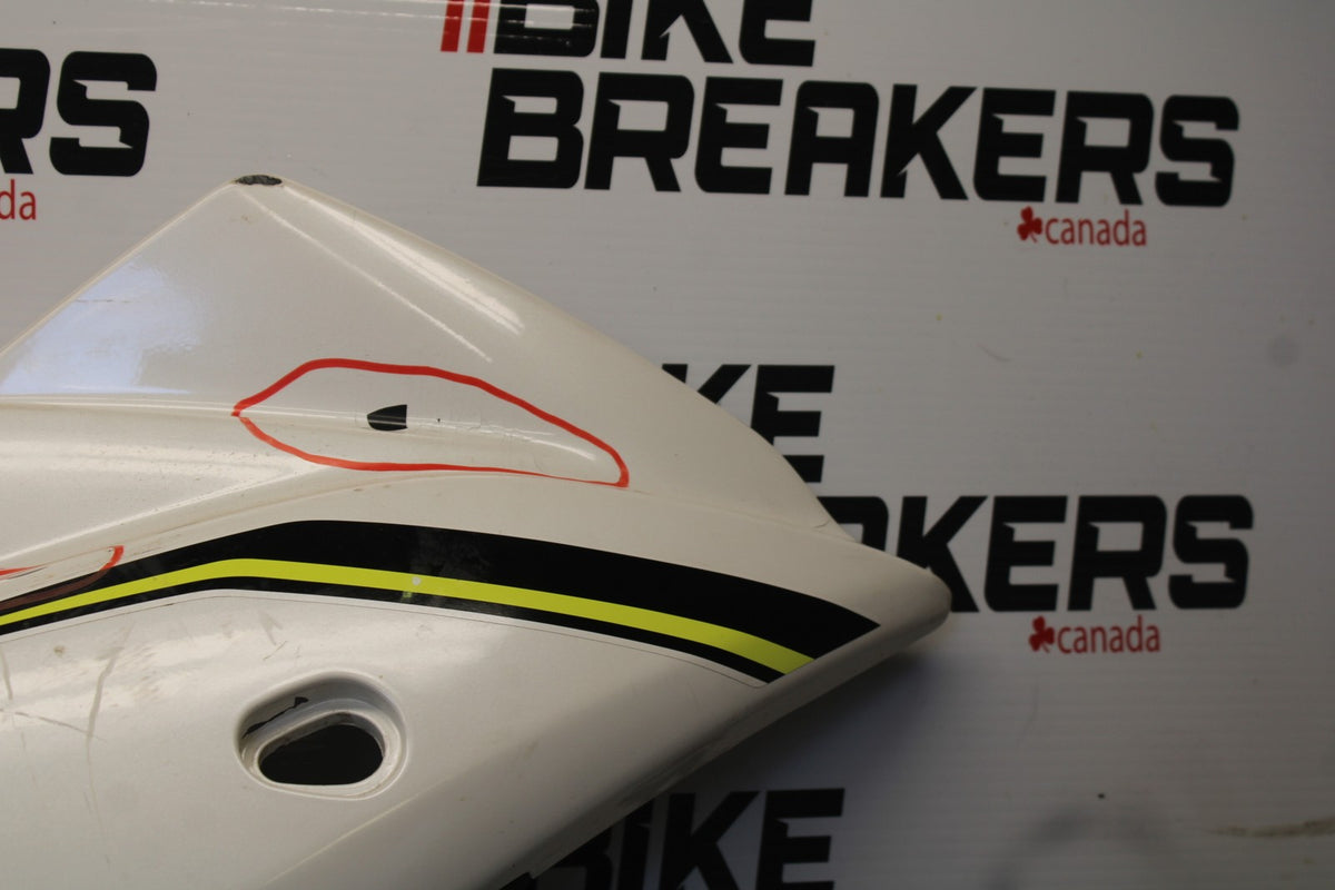 15-17 YAMAHA YZF R3 RIGHT LOWER MID UPPER SIDE FAIRING COWL  BB003