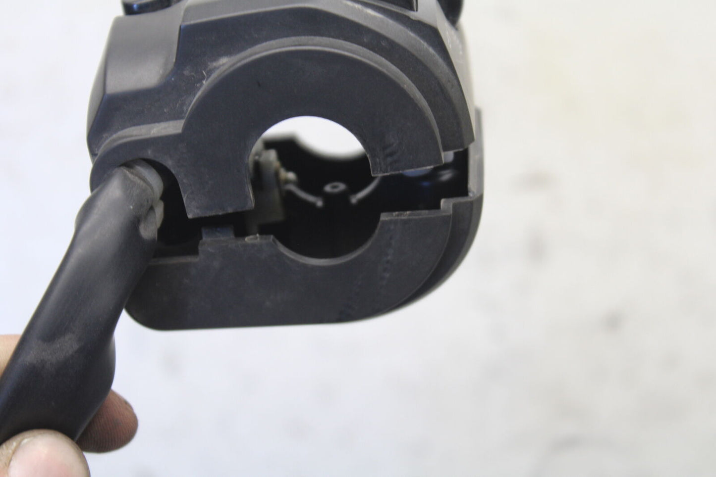 09-12 KAWASAKI NINJA ZX6R LEFT CLIP ON HANDLE HORN SIGNALS SWITCHES BB698