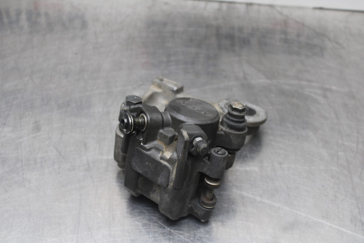 08-16 YAMAHA YZF R6 REAR BACK BRAKE CALIPER W MOUNT BRACKET BB798