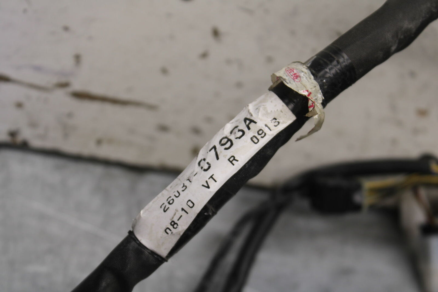 09-12 KAWASAKI NINJA ZX6R MAIN ENGINE WIRING HARNESS WIRE LOOM 26031-0793  BB698