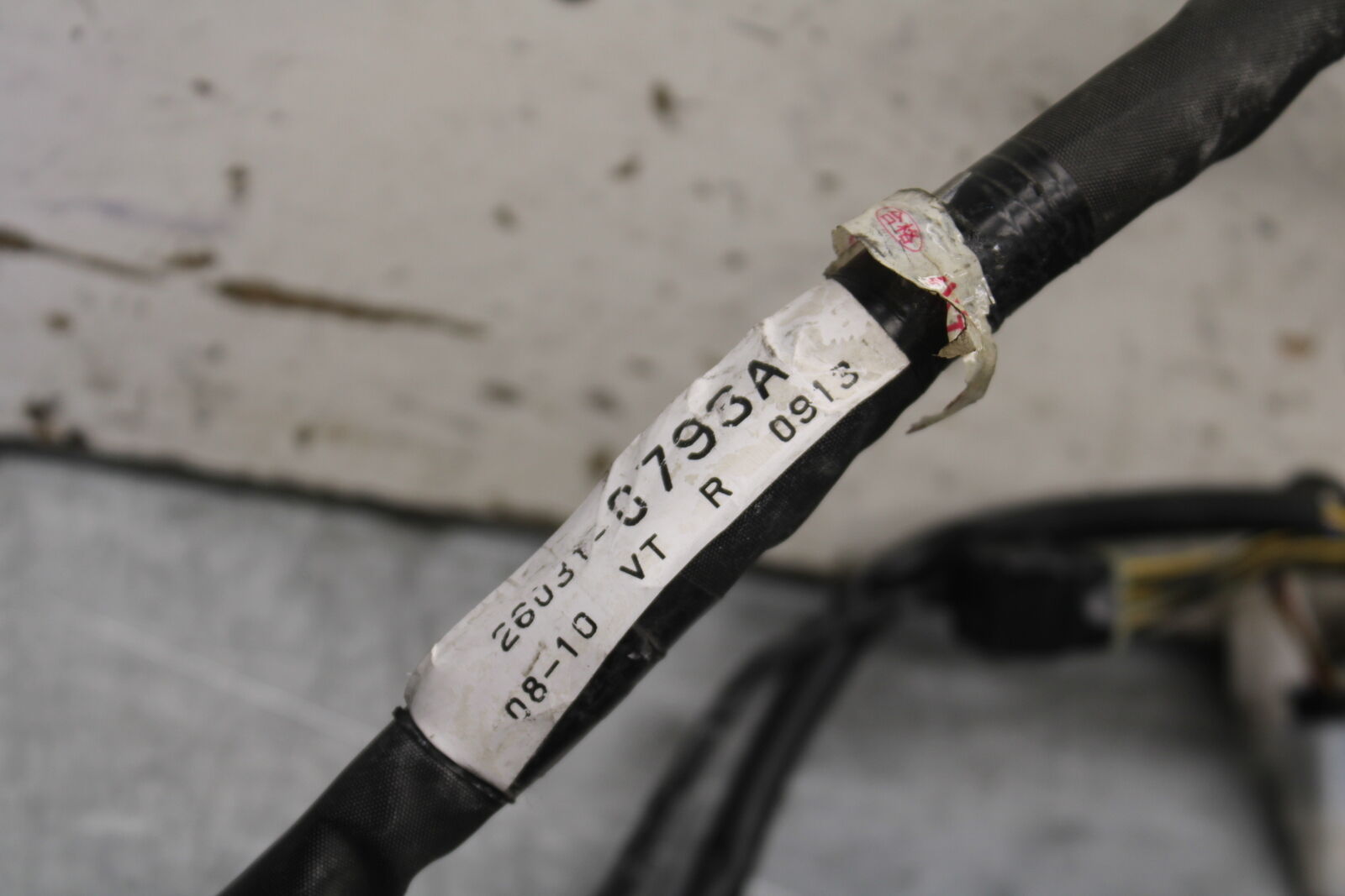 09-12 KAWASAKI NINJA ZX6R MAIN ENGINE WIRING HARNESS WIRE LOOM 26031-0793  BB698