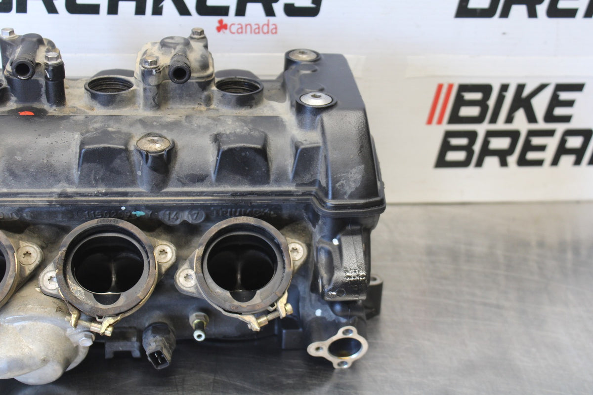 15 TRIUMPH TIGER 800 ENGINE TOP END CYLINDER HEAD BB873