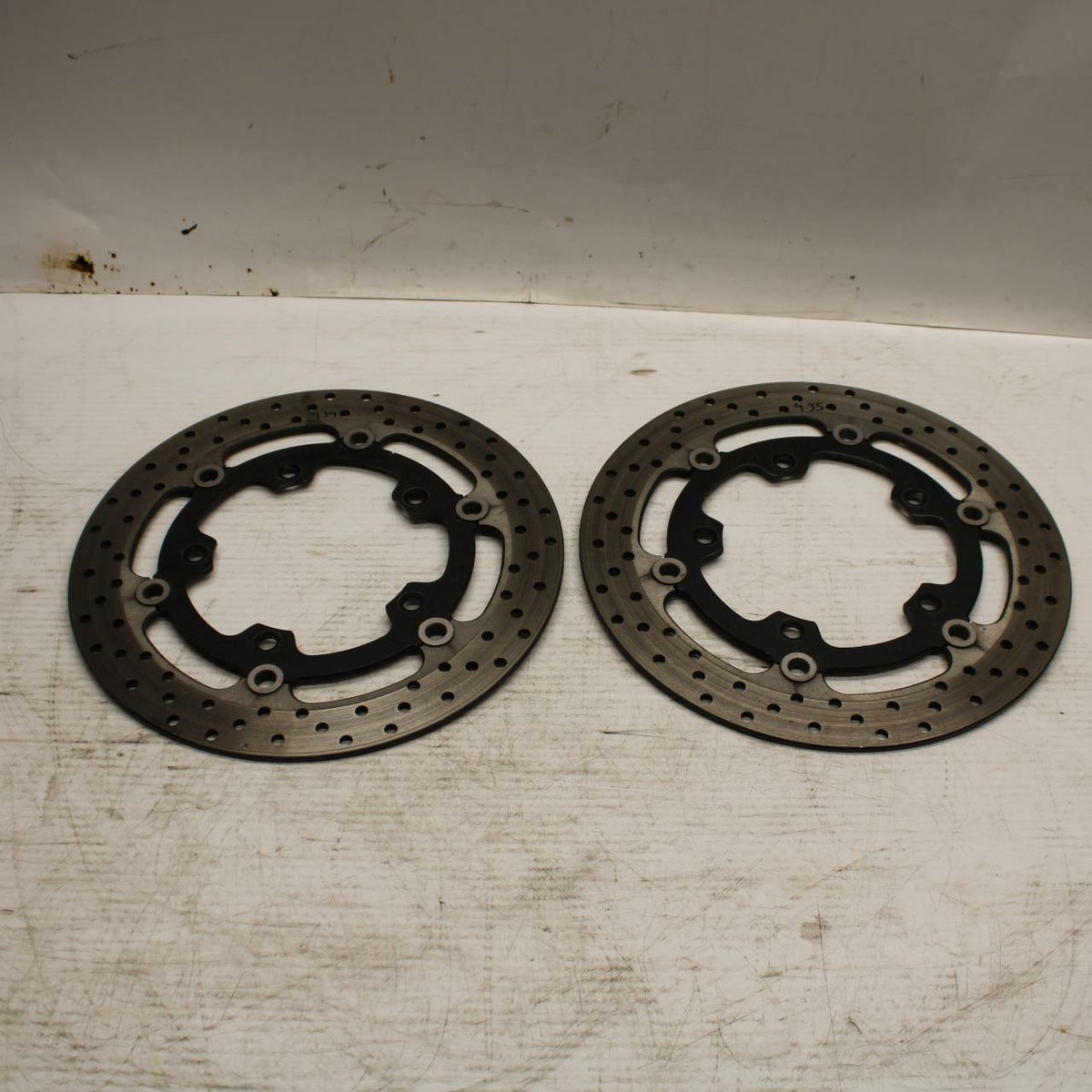 03-11 SUZUKI SV650A FRONT LEFT RIGHT BRAKE ROTORS DISCS BB290