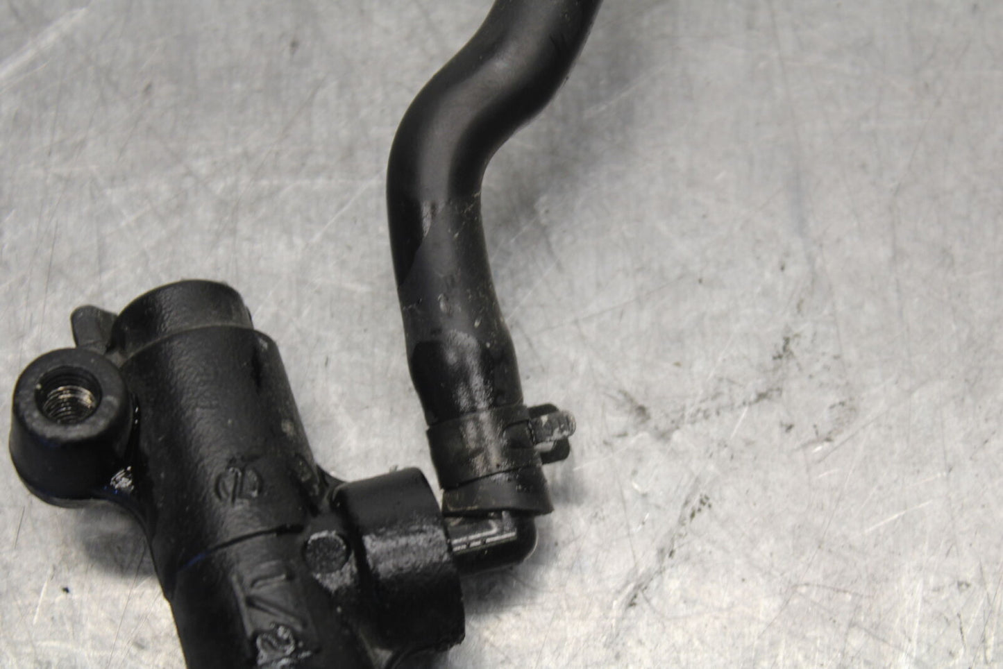 09-12 KAWASAKI NINJA ZX6R REAR BACK BRAKE MASTER CYLINDER W RESERVOIR BB698