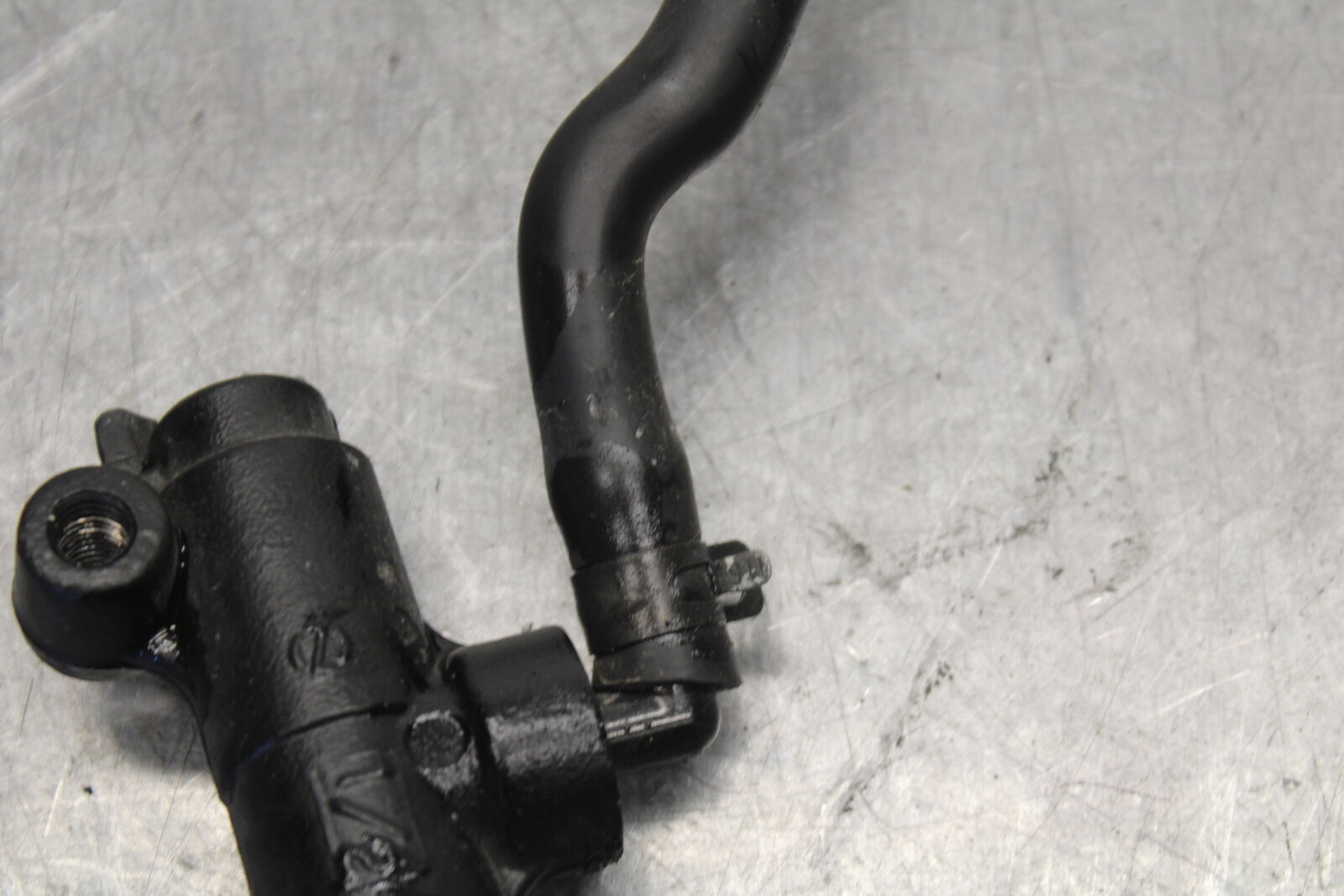 09-12 KAWASAKI NINJA ZX6R REAR BACK BRAKE MASTER CYLINDER W RESERVOIR BB698