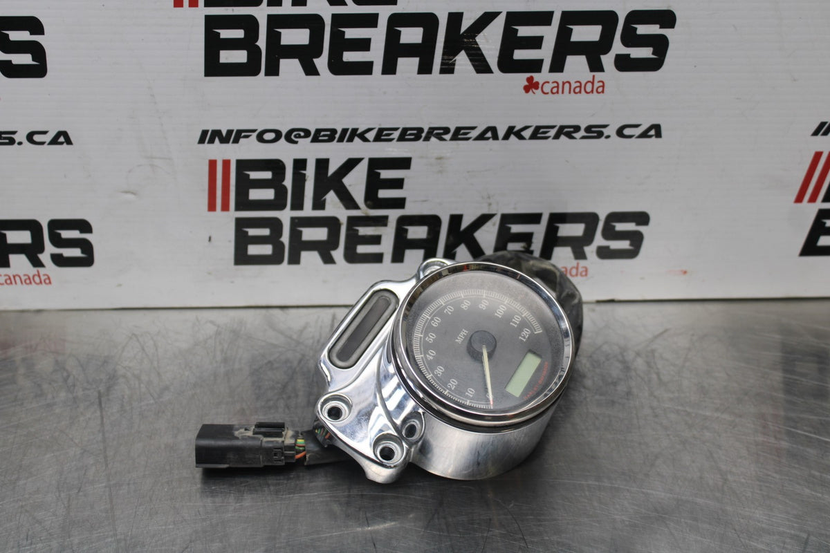 09 HARLEY-DAVIDSON SPORTSTER 1200 CUSTOM XL1200C GAUGES METER SPEEDO BB776