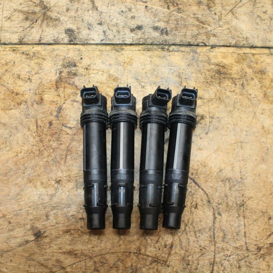 13-18 KAWASAKI NINJA ZX6R IGNITION COILS COIL SPARK PLUG CAPS BB349