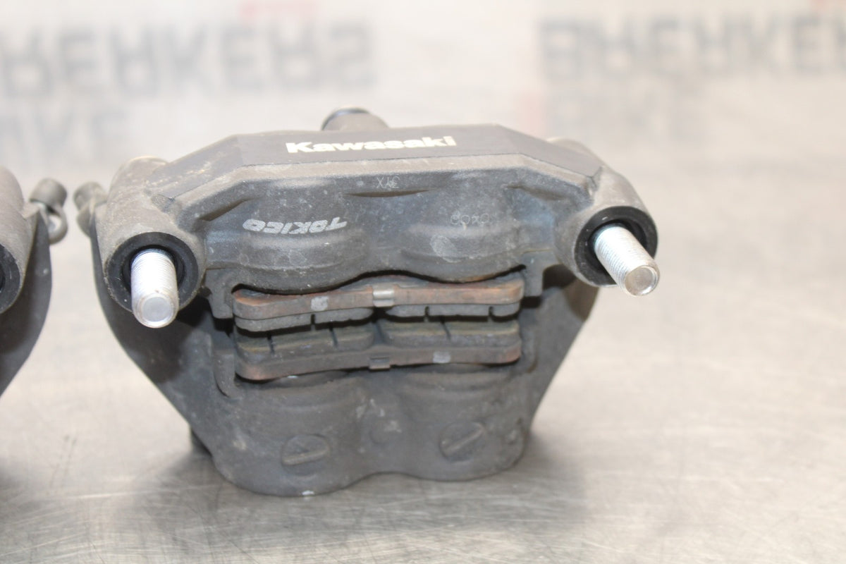 22 KAWASAKI NINJA 1000SX RIGHT LEFT FRONT BRAKE CALIPER SET PAIR CALIPERS BB01