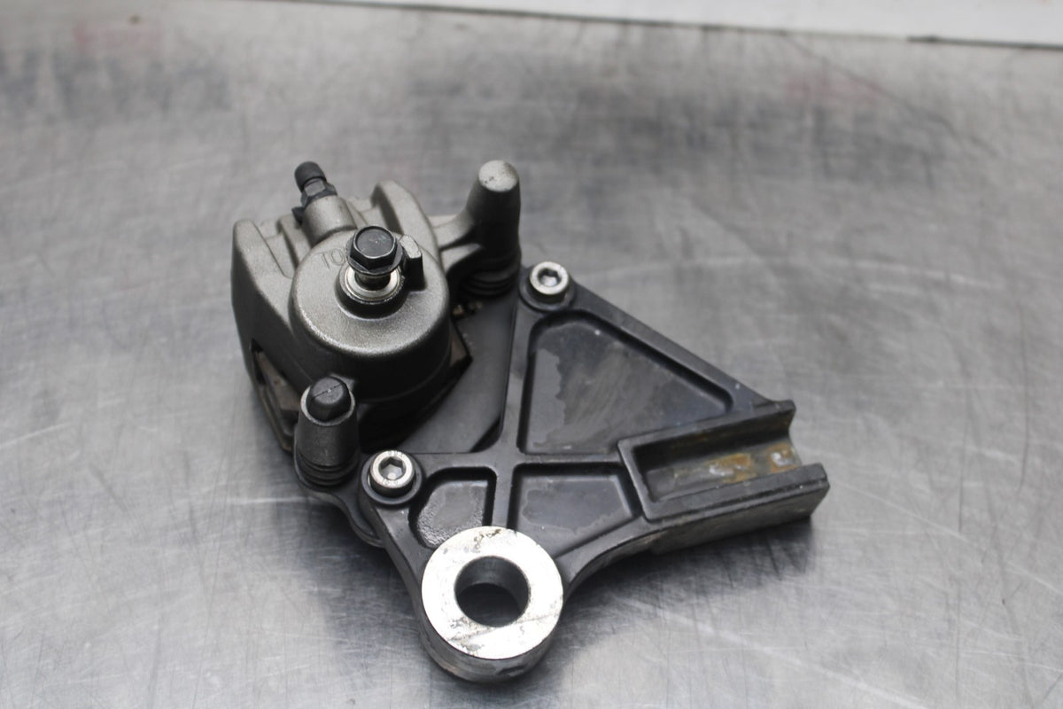 08 KAWASAKI NINJA 650 EX650 REAR BACK BRAKE CALIPER W MOUNT BRACKET BB797