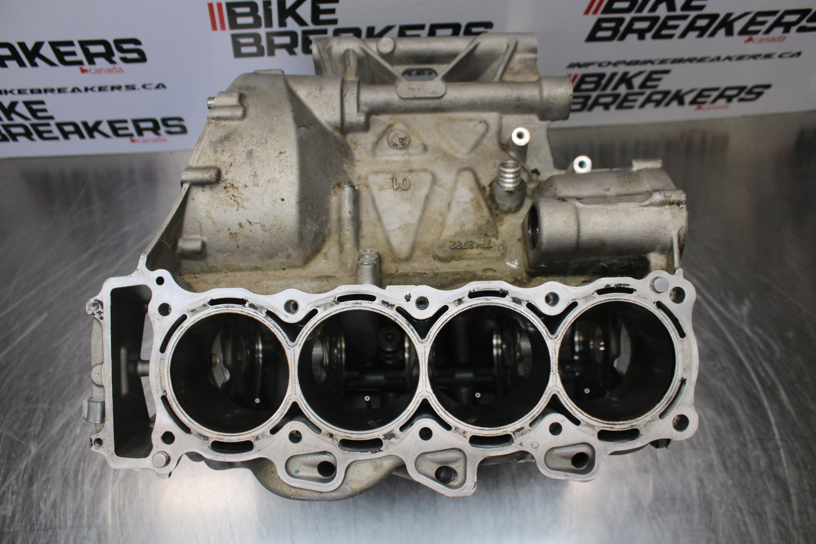 10-11 BMW S1000RR ENGINE MOTOR CRANKCASE CRANK CASES BLOCK BB168