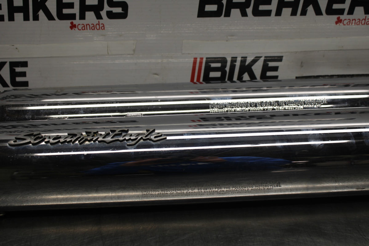 14 HARLEY-DAVIDSON STREET GLIDE SCREAMING EAGLE EXHAUST MUFFLER PIPES SET BB880