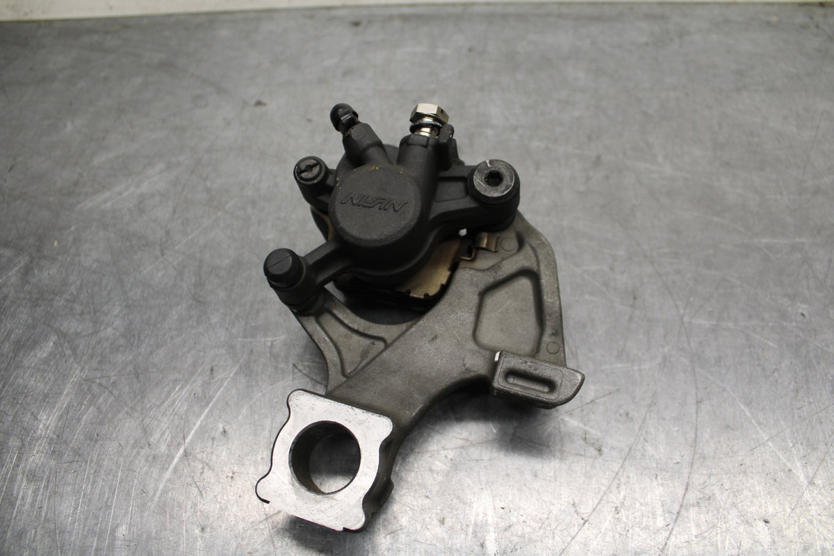 11-24 SUZUKI GSXR750 REAR BACK BRAKE CALIPER W MOUNT BRACKET BB128
