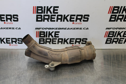 04-05 YAMAHA YZF R1 LINK EXHAUST PIPE MUFFLER SLIP ON CAN SILENCER  BB173
