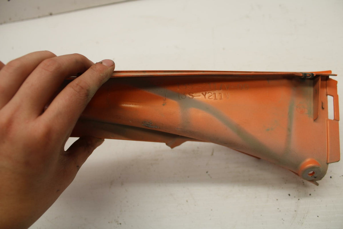 08-16 YAMAHA YZF R6 LEFT MID UPPER SIDE FAIRING COWL PLASTIC BB273