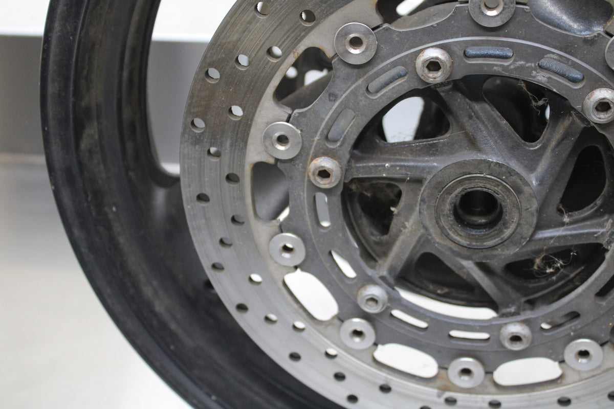 96-07 YAMAHA YZF600R FRONT WHEEL FRONT RIM & ROTORS BB746