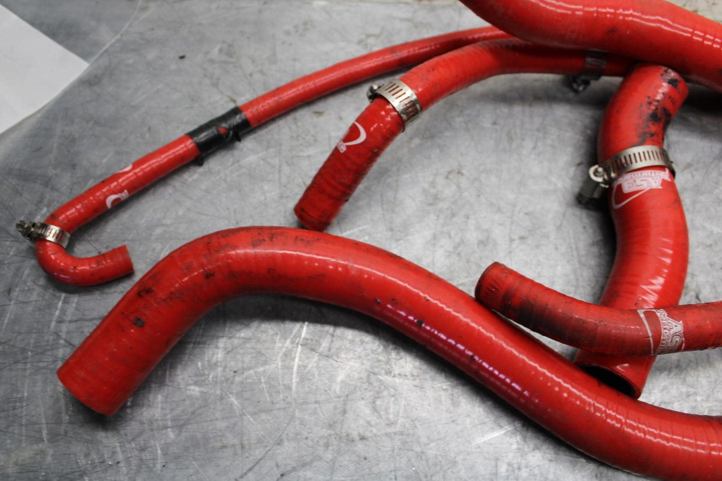 1997 Suzuki GSXR750 SILICONE AS3 RADIATOR HOSES ENGINE COOLANT WATER PIPES BB527