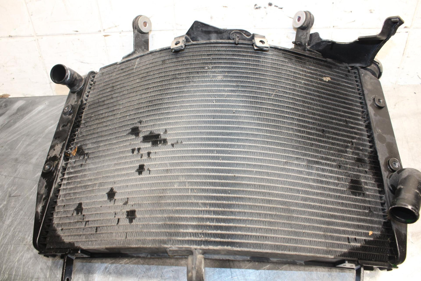 07 YAMAHA YZF R6 ENGINE RADIATOR COOLER COOLING RADIATER 2C0-12461-00-00 BB495