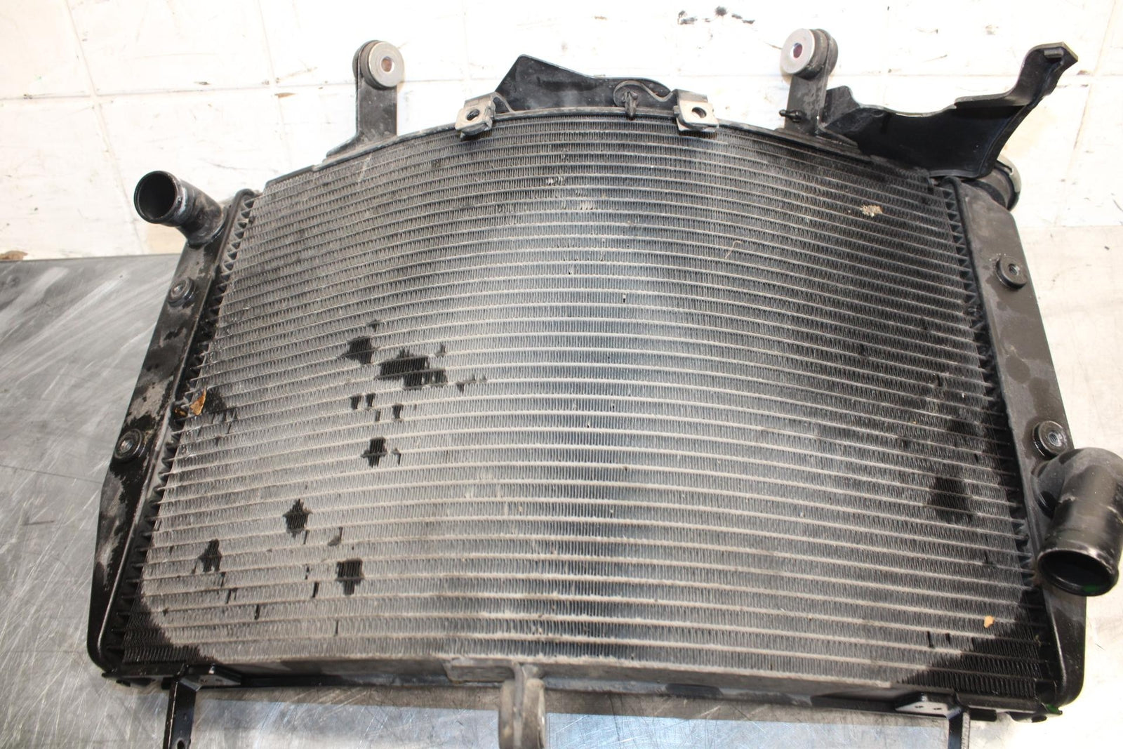 07 YAMAHA YZF R6 ENGINE RADIATOR COOLER COOLING RADIATER 2C0-12461-00-00 BB495