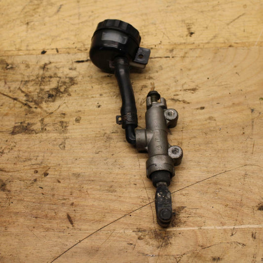 03-06 KAWASAKI Z1000 REAR BACK BRAKE MASTER CYLINDER W RESERVOIR BB319