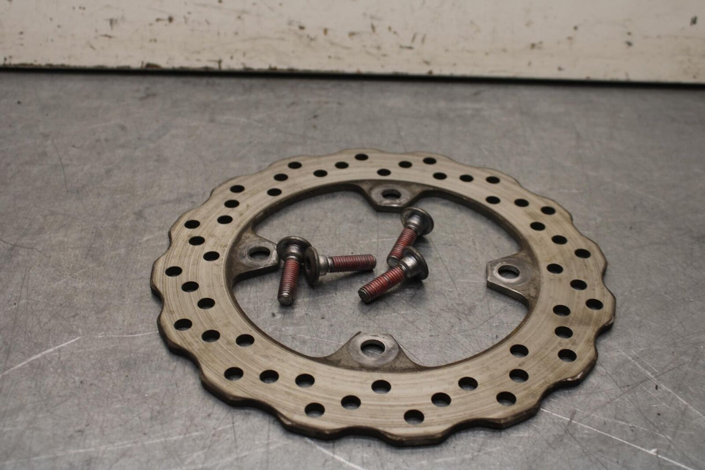 09-12 KAWASAKI NINJA ZX6R REAR ROTOR BACK BRAKE DISC 41080-0040 BB640