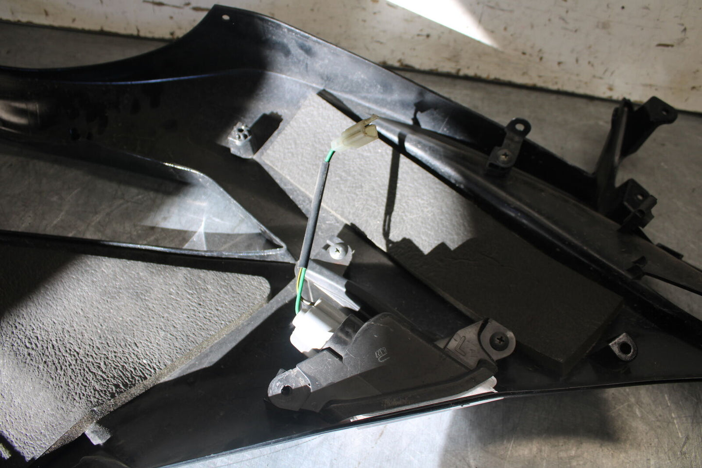 09-12 KAWASAKI NINJA ZX6R LEFT LOWER MID UPPER SIDE FAIRING COWL BB698