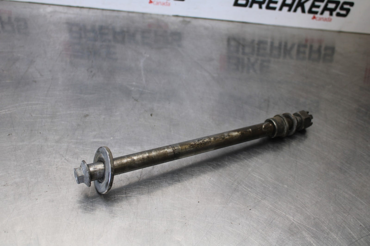03 KAWASAKI VULCAN 1600 REAR AXLE BACK WHEEL RIM PIVOT BOLT AXEL BB865