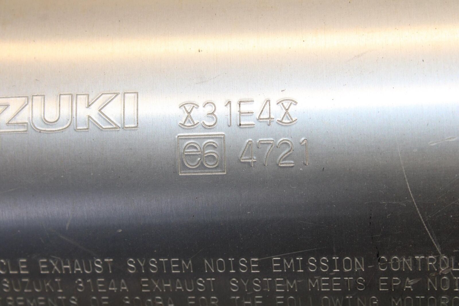 1995 Suzuki RF600R EXHAUST PIPE MUFFLER SLIP ON CAN SILENCER BB615