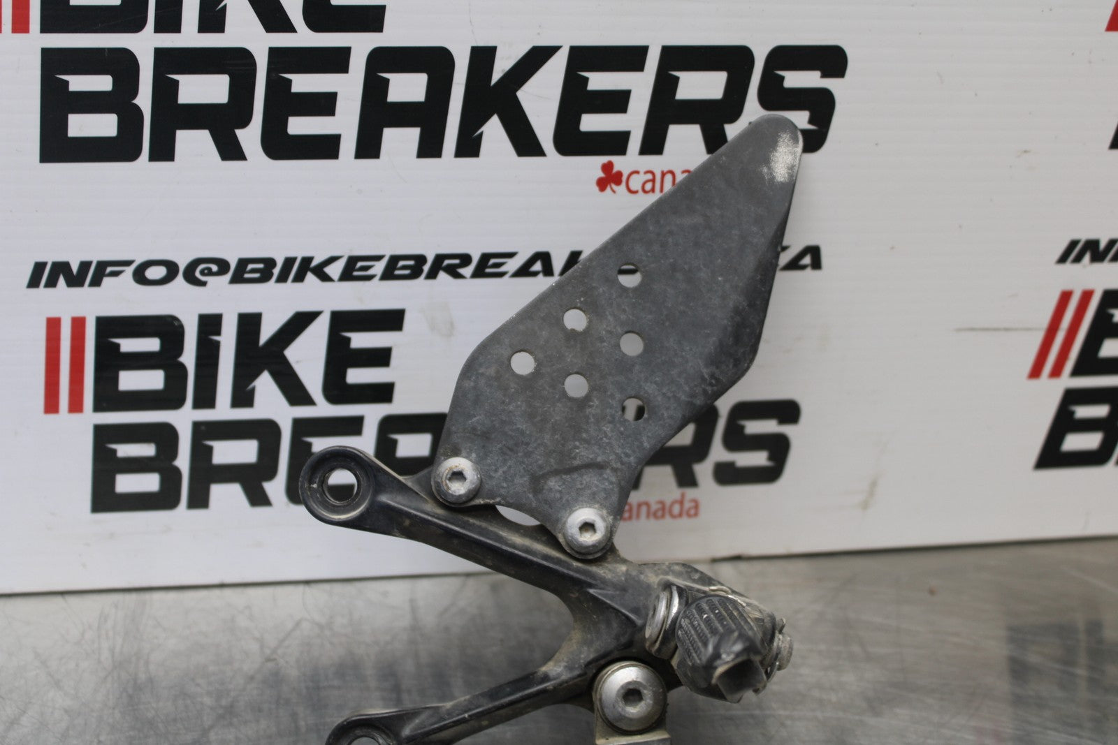 07-08 KAWASAKI NINJA ZX6R LEFT REARSET REAR SET FOOT PEG W SHIFTER BB203