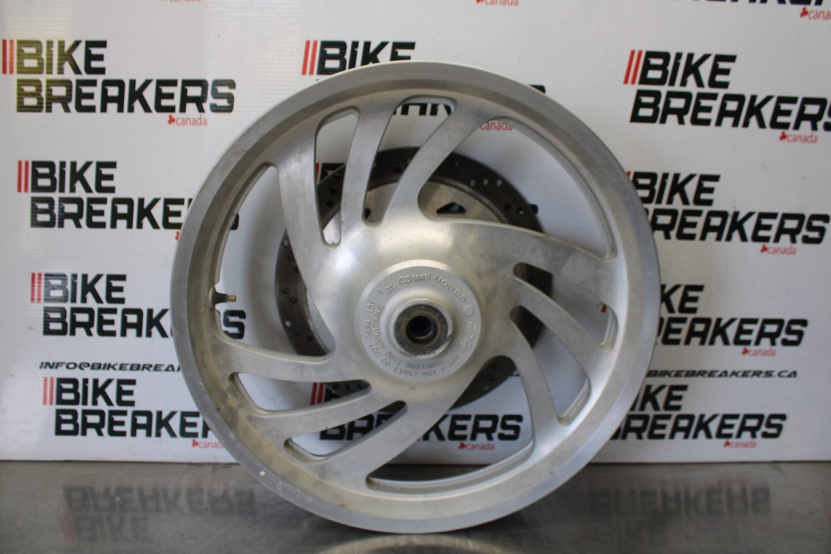 03-08 HONDA VTX1300C FRONT WHEEL FRONT RIM & ROTOR BB868