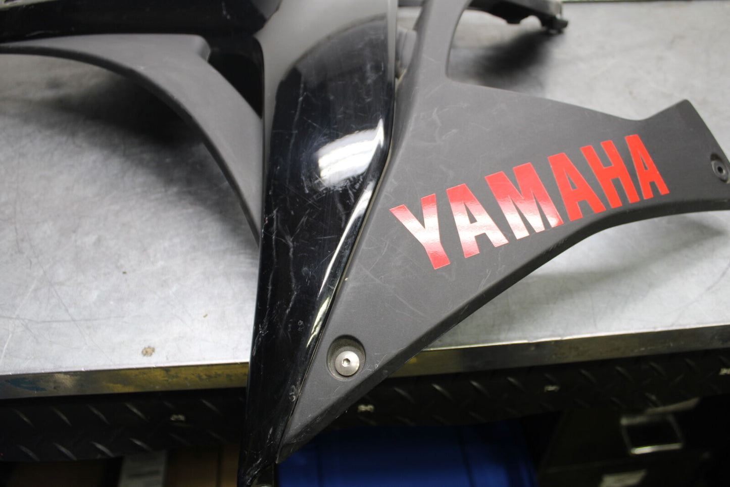 15-17 YAMAHA YZF R3 LEFT LOWER MID UPPER SIDE FAIRING COWL BB526
