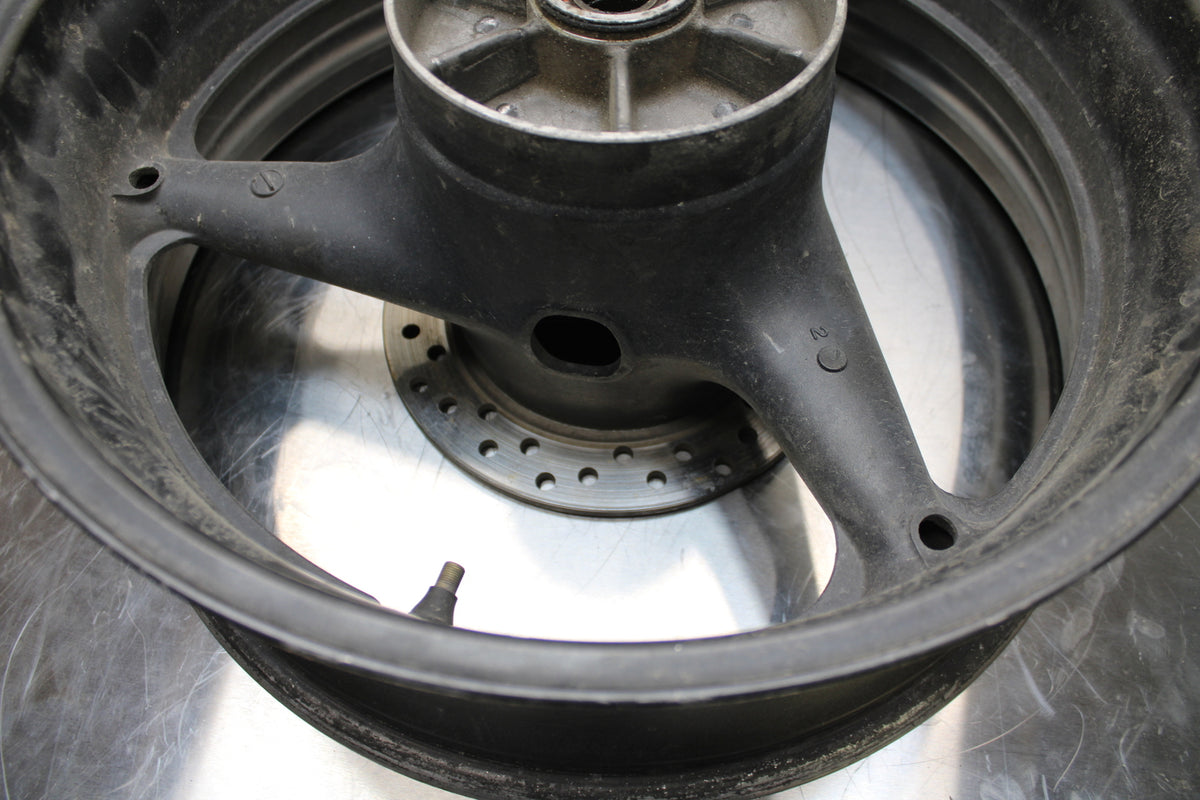 02-03 HONDA CBR954RR REAR WHEEL BACK RIM & DISC BB497