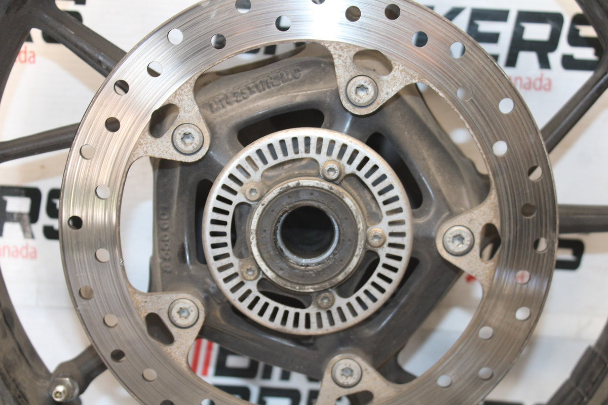 19 BMW F750GS REAR WHEEL BACK RIM & ROTOR BB938