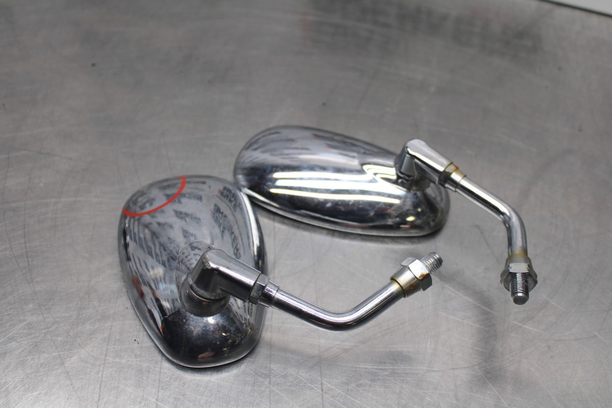 99-09 YAMAHA V STAR 1100 REAR VIEW MIRROR SET PAIR MIRRORS BB853