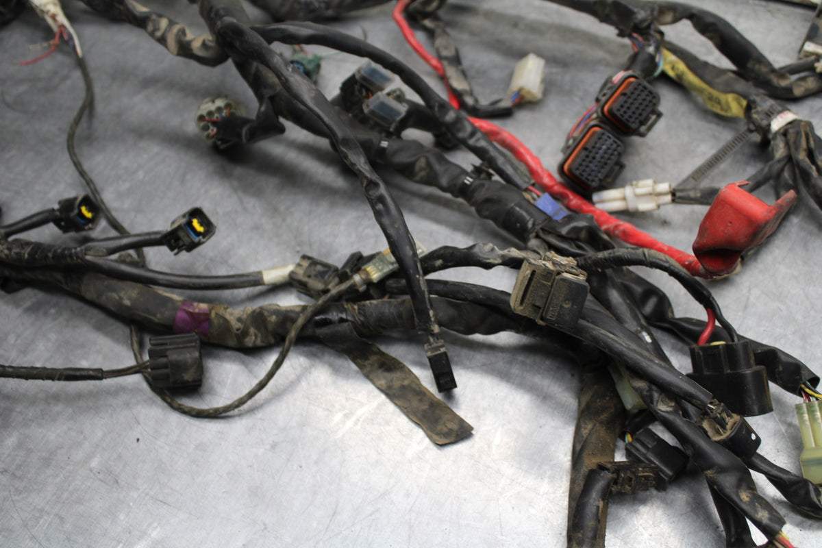 07-08 YAMAHA YZF R1 MAIN ENGINE WIRING HARNESS MOTOR WIRE LOOM BB724
