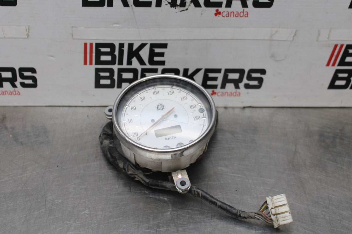 08 YAMAHA V STAR 1100 XVS1100AW CLASSIC GAUGES METER SPEEDO TACH BB916