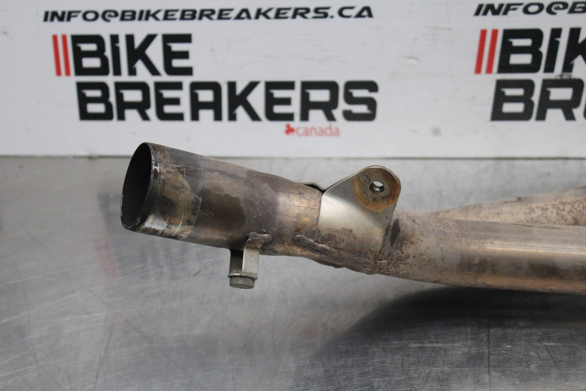 05 YAMAHA YZF R6 EXHAUST HEADER PIPES MANIFOLD BB814