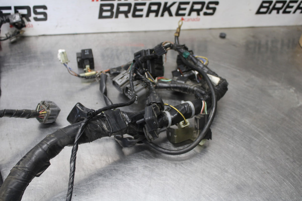 04-05 KAWASAKI NINJA ZX10R MAIN ENGINE WIRING HARNESS MOTOR WIRE LOOM BB931