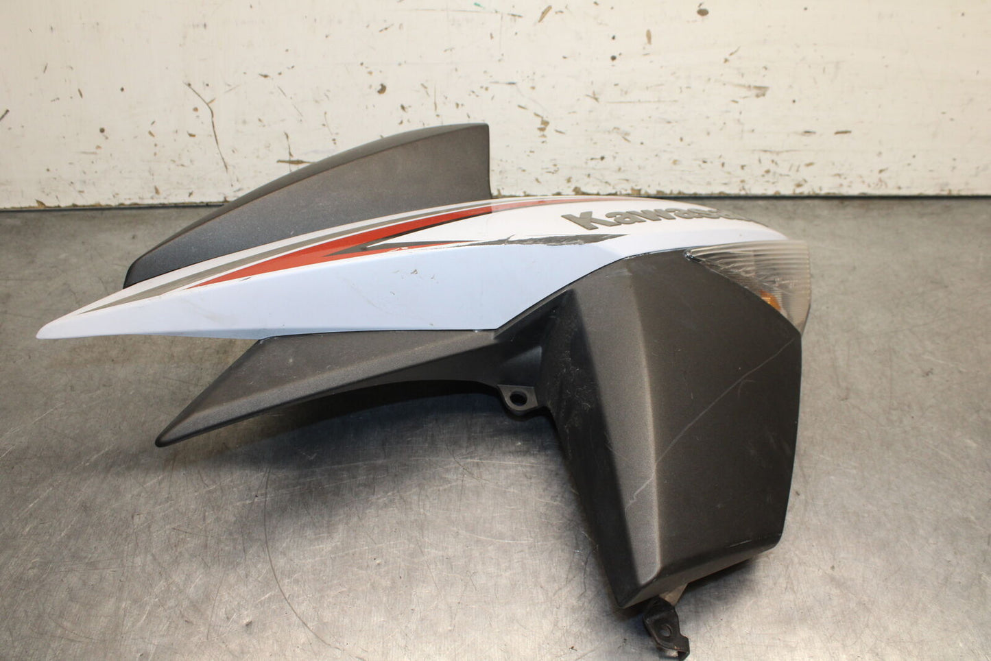 12-13 KAWASAKI Z1000 RIGHT FRONT UPPER MID SIDE FAIRING COWL PLASTIC BB743