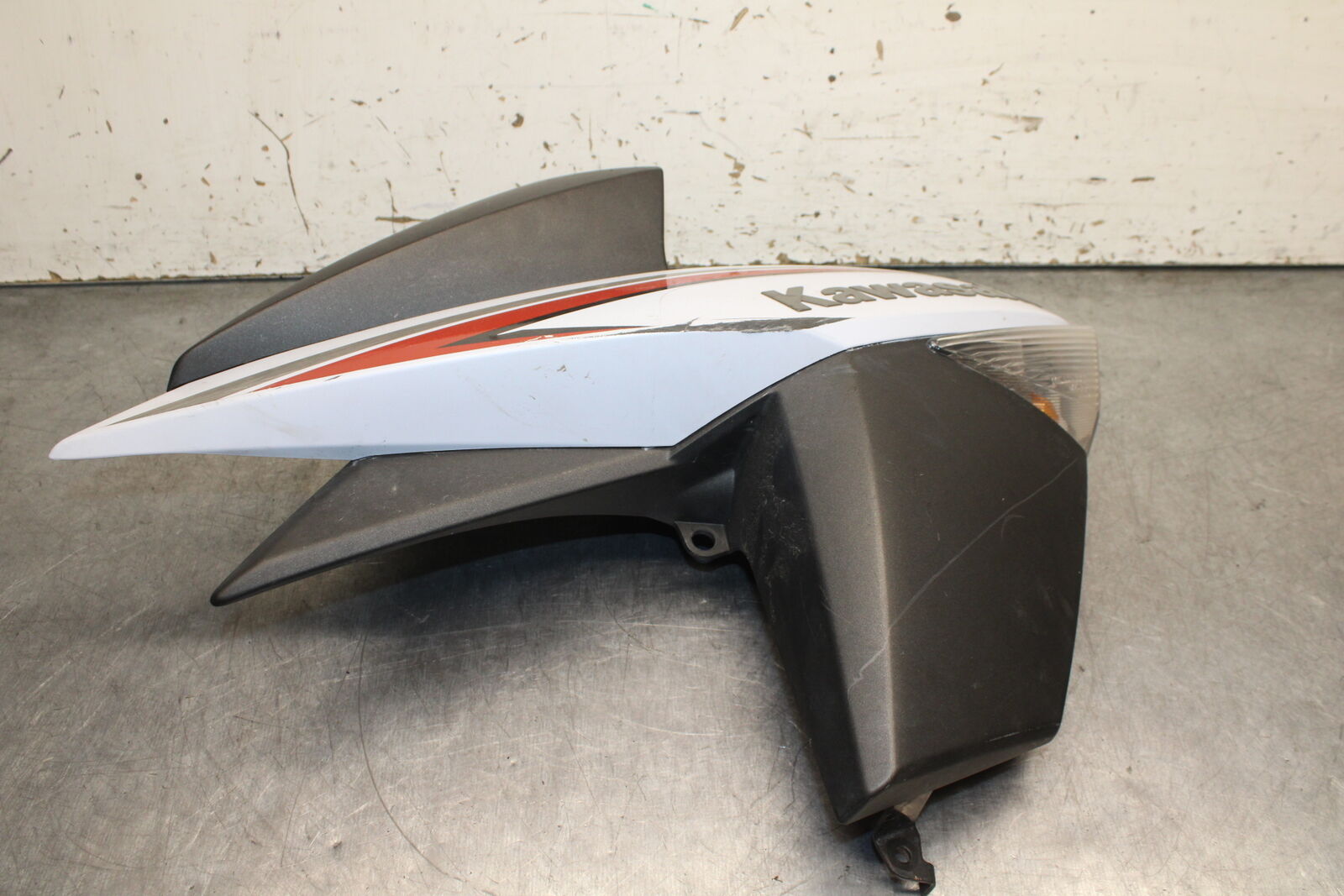 12-13 KAWASAKI Z1000 RIGHT FRONT UPPER MID SIDE FAIRING COWL PLASTIC BB743