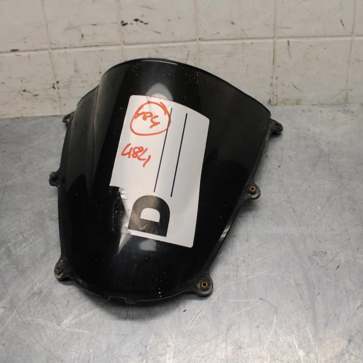 05-06 HONDA CBR600RR TINT DOUBLE BUBBLE FRONT WINDSHIELD WINDSCREEN  BB484