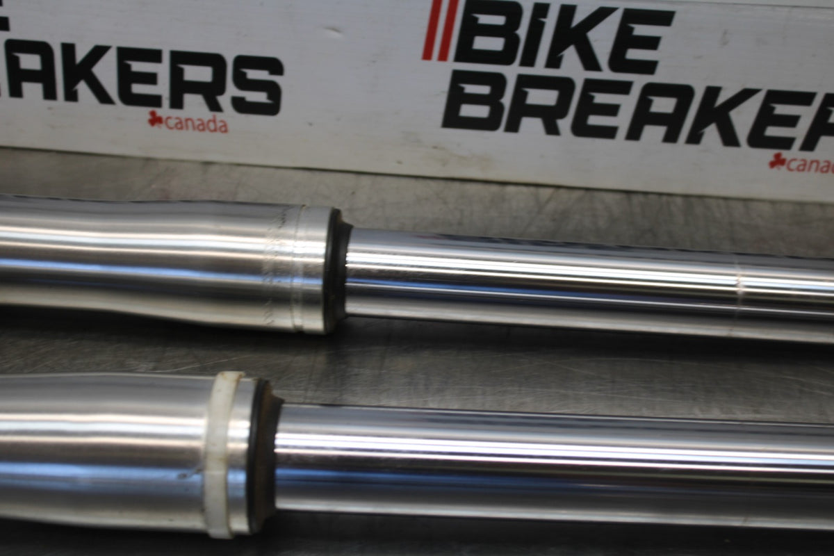 08 KAWASAKI VULCAN 1600 VN1600D NOMAD FRONT FORKS SHOCK SUSPENSION PAIR BB904