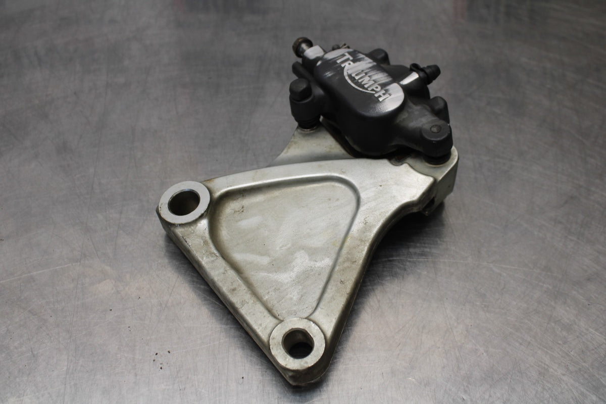 05 TRIUMPH ROCKET III REAR BACK BRAKE CALIPER W MOUNT BRACKET BB186