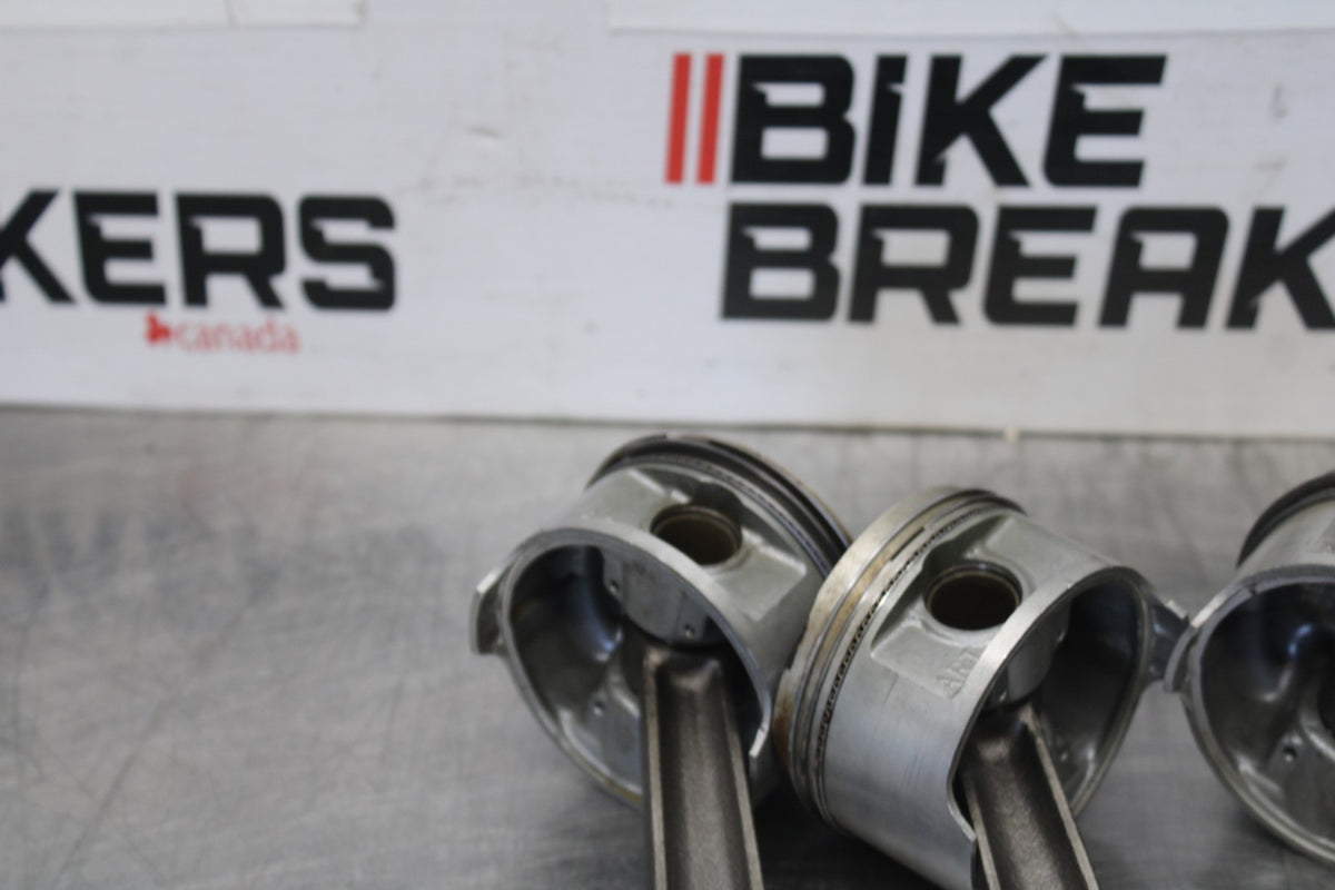 84 HONDA INTERCEPTOR 1000 VF1000F ENGINE MOTOR BLOCK PISTONS & RODS BB878