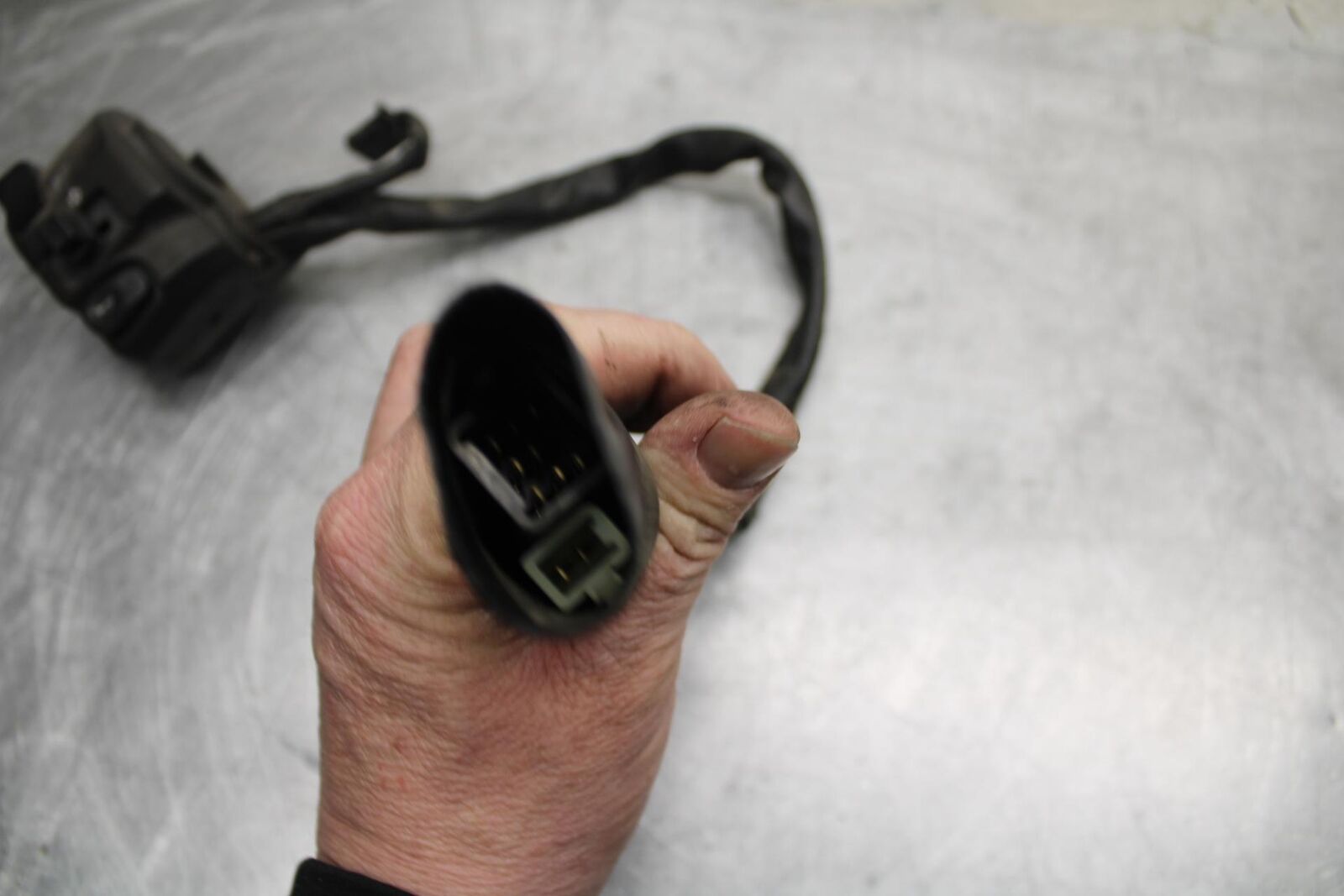 08-12 KAWASAKI NINJA 250R EX250J LEFT CLIP ON HANDLE HORN SIGNALS SWITCH BB496