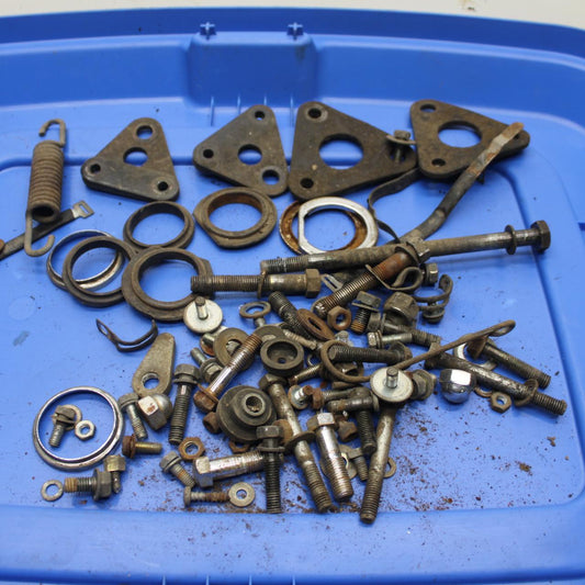 80-83 SUZUKI GS750E ENGINE MOTOR MOUNTS AND MISCELLANEOUS BOLTS BB82