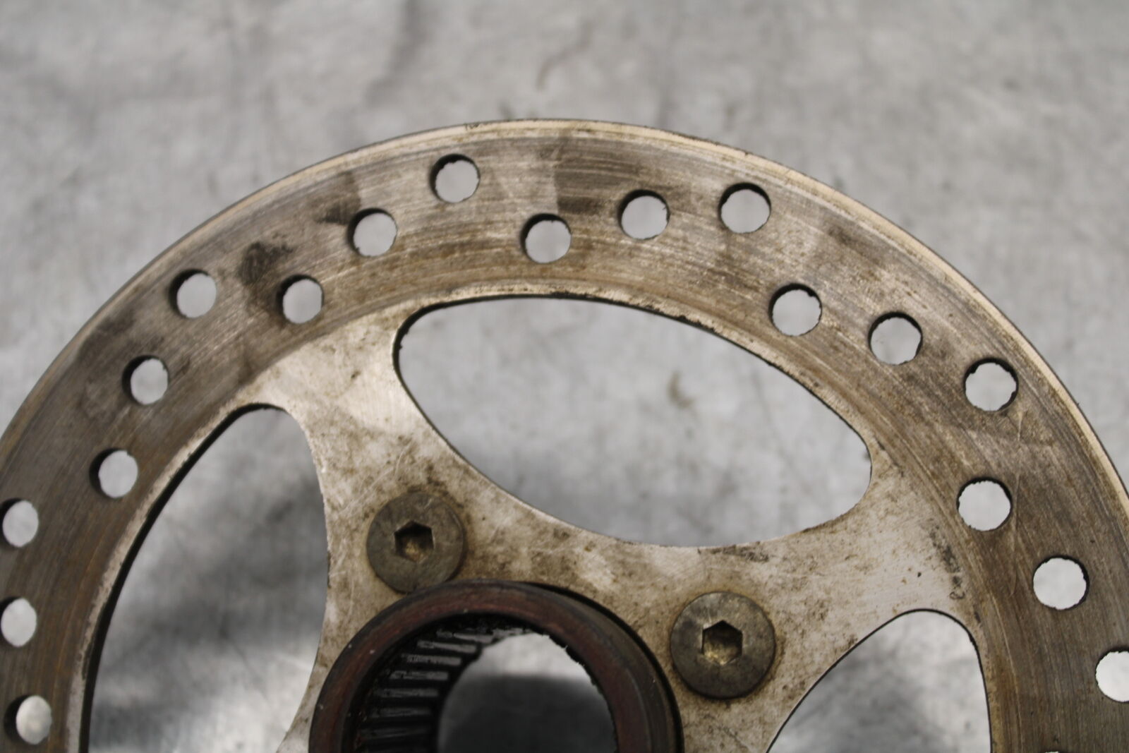 09-24 YAMAHA RAPTOR 700R REAR ROTOR BACK BRAKE DISC HUB BB654