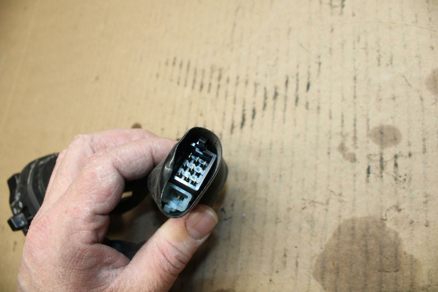 15 KAWASAKI NINJA 300 EX300 ABS LEFT CLIP ON HANDLE HORN SIGNALS SWITCH BB395