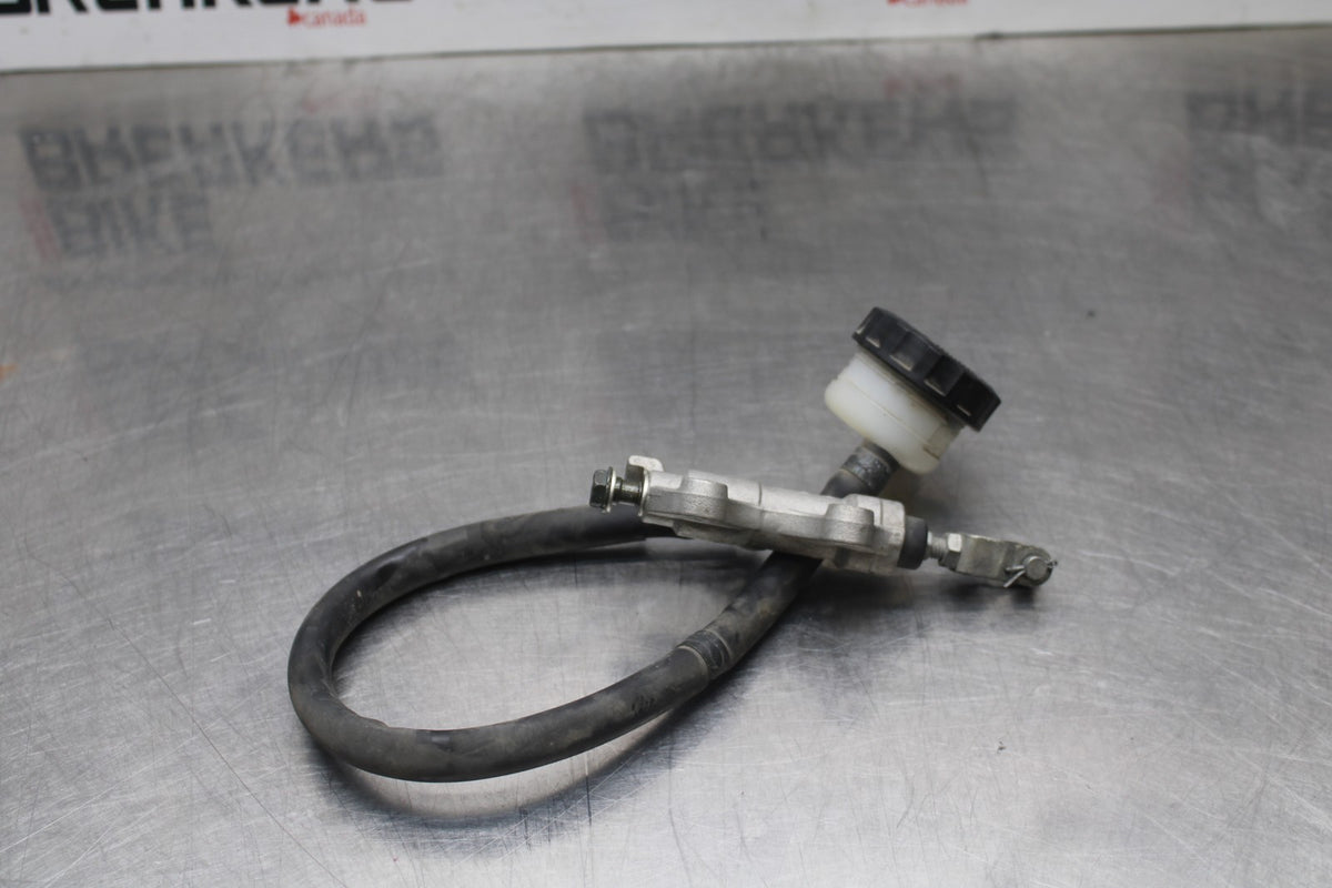07 KAWASAKI NINJA 650 EX650 REAR BACK BRAKE MASTER CYLINDER W RESERVOIR BB844